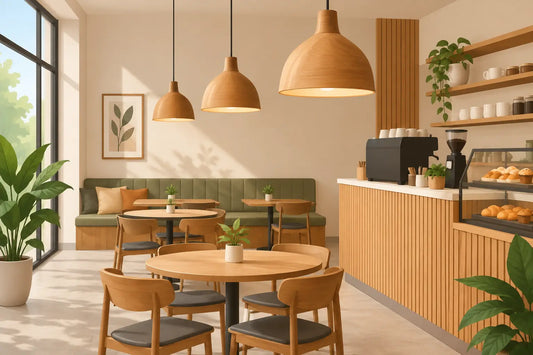 Timber Pendant Lights for Cafes That Feel Welcoming