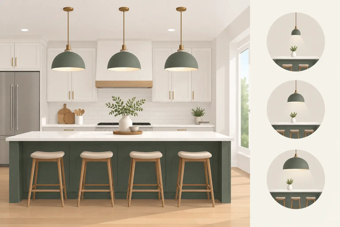 What Size Pendant Light for Island Benches?