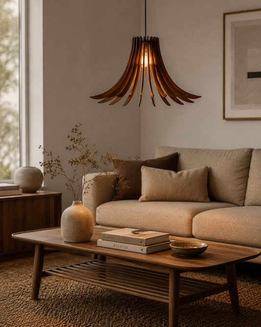 Halo Pendant Light Shade | Wooden Pendant Light Shade – Since Crafts
