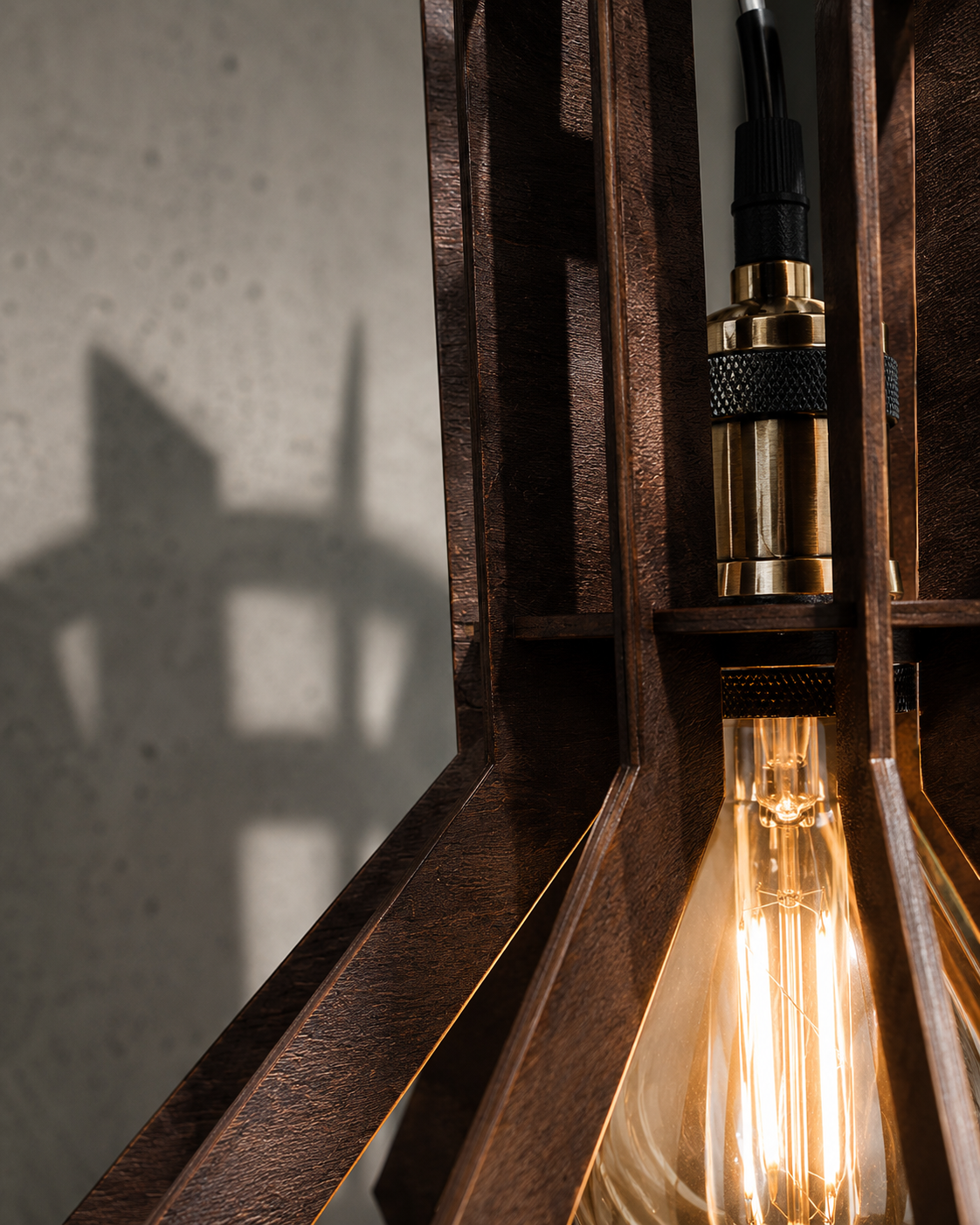 Architect Pendant Light Shade | Wooden Pendant Light Shade – Since Crafts