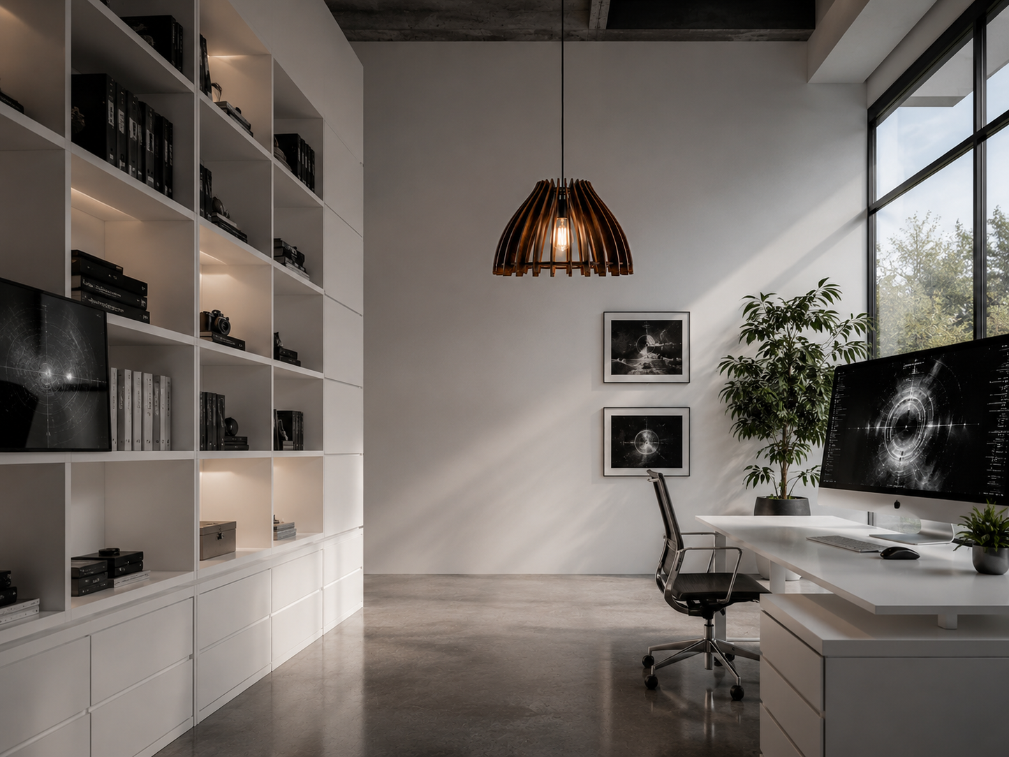 The Horizon Pendant Shade | Wooden Pendant Light Shade – Since Crafts