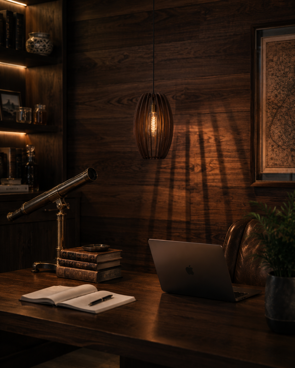 Apex high Pendant Light Shade | Wooden Pendant Light Shade – Since Crafts