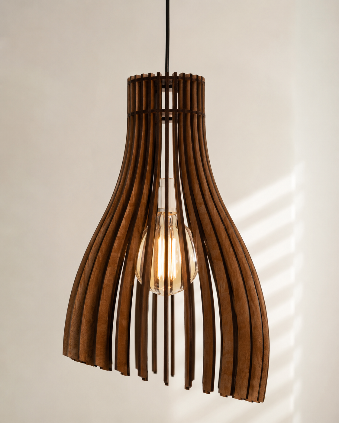 Contour Pendant Light Shade | Wooden Pendant Light Shade – Since Crafts