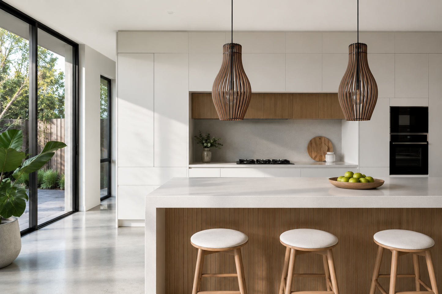 Organic Walnut Wooden Pendant Light | Wooden Pendant Light Shade – Since Crafts