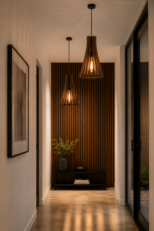 Organic Walnut Wooden Pendant Light | Wooden Pendant Light Shade – Since Crafts
