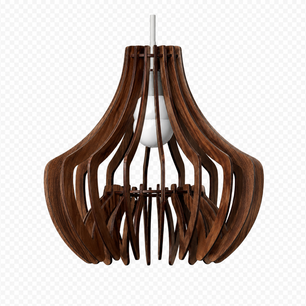 Aurora Pendant Light | Wooden Pendant Light Shade – Since Crafts